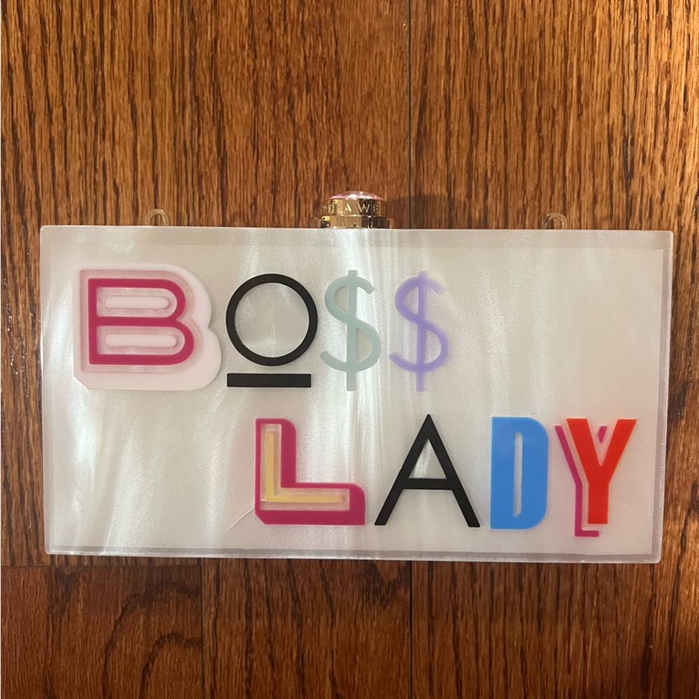 Sophia Webster “Boss Lady” iconic clutch bag purse handbag.